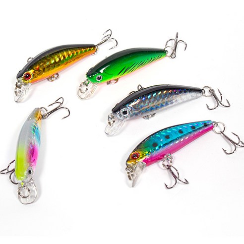 ZIO-BIZ 미노우 하드베이트 5종 세트: 탐험가의 필수품, 루어 낚시의 새로운 지평을 열다 미노우