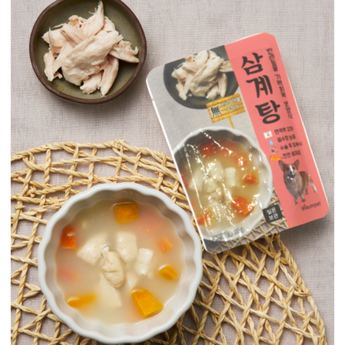 미음펫 강아지보양식 삼계탕 100g 10개, 삼계