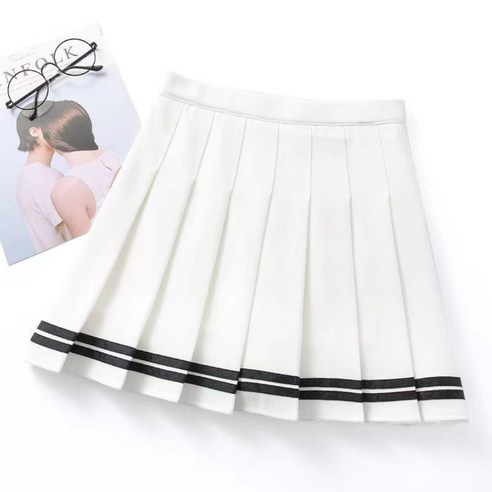 에쉬울프 A라인 미니 치마 골프 속바지 교복