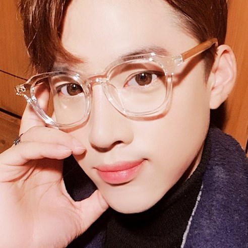 스타일호른 투명 빅사이즈 패션 뿔테안경테 블루라이트 차단 안경