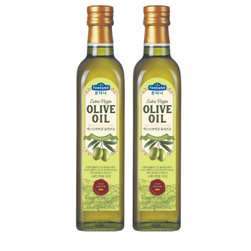 폰타나 올리브유 500ml_마라스카 2개, 500ml