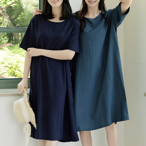 앤더데이 바람솔솔 인견 반팔원피스: 이번 여름을 시원하고 세련되게 보내세요!