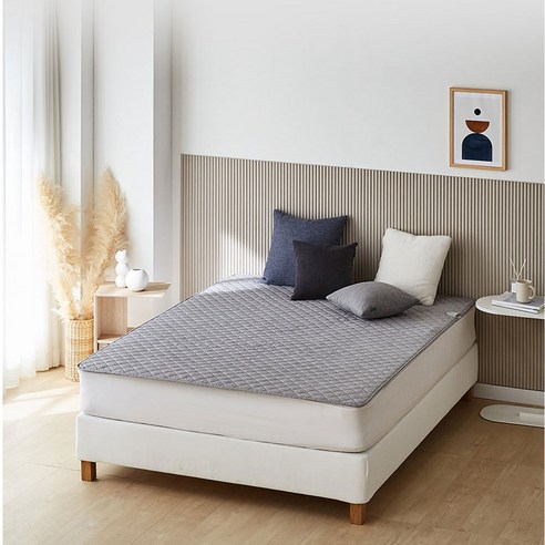 (정품)한일의료기 전자파없는 워셔블 향균 코잠 탄소매트(더블/싱글), 더블(135*180cm)