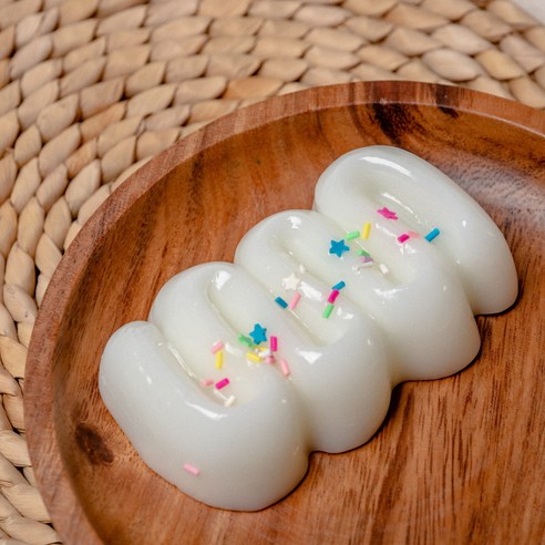 [이거쩌거] 디저트 쫀득말랑이 스트레스해소, 1개, 50g, 크림토핑