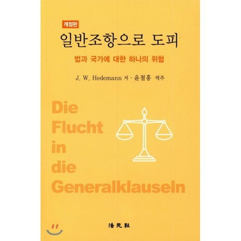 일반조항으로 도피:법과 국가에 대한 하나의 위험, 법원사