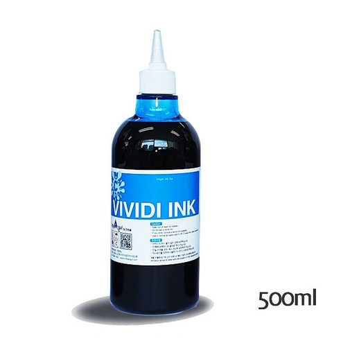 삼성 SL-J3520W J3560W J3523 J3525W J3570FW J2920W J2960FW 무한 리필 충전 잉크 500ml, 파랑, 1개