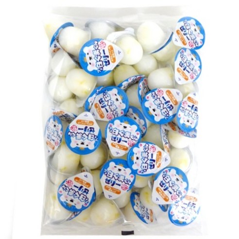 일본 킨조젤리 미니 젤리 쁘띠 백곰 젤리 연유맛 16g 50개입 12봉지, 12개