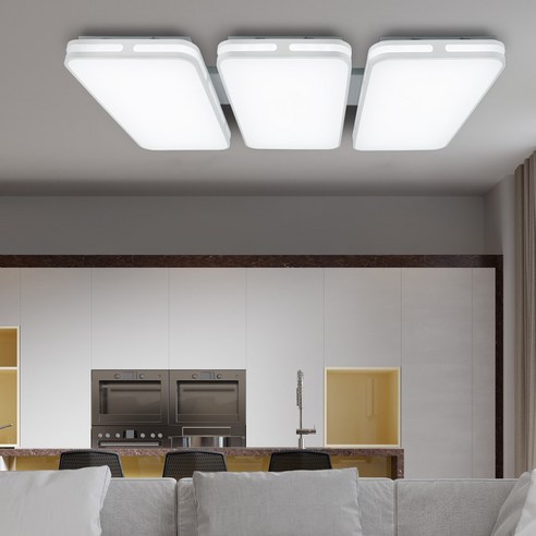 멜리빙 자샤르 거실등 천장등 조명 LED180W 삼성칩 화이트 플리커프리 국내산