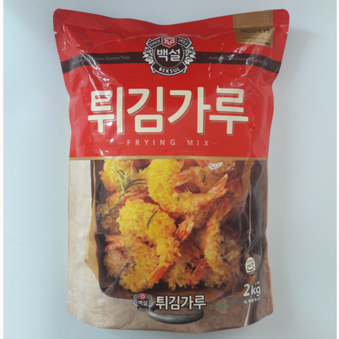 백설 튀김가루 2kg 바삭한부침개 식재료, 1개