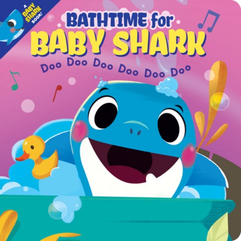 (영문도서) Bathtime for Baby Shark (Together Time Books) Paperback, Cartwheel Books, English, 9781338740035