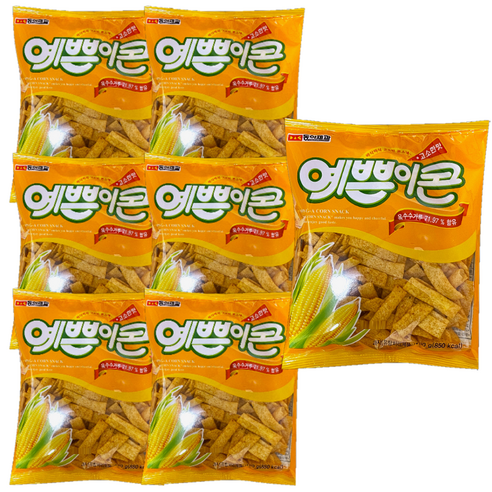 동아제과 예쁜이콘, 180g, 7개