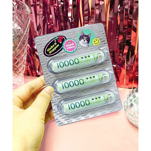 아이디어트립 소소한 행복과 예쁜 새해 돈 선물, 1개, 골드슬리브타입+십장생 스티커