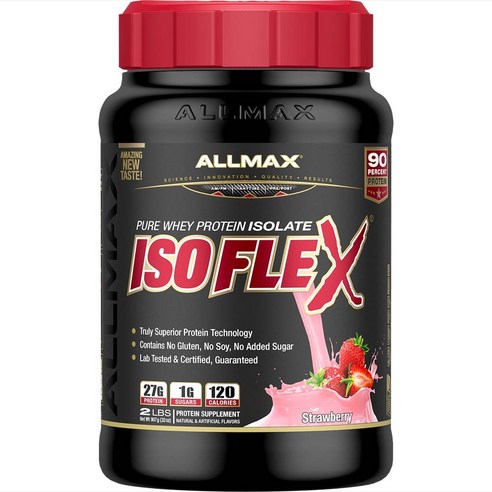 Allmax 아이소플렉스 퓨어 웨이 프로틴 아이솔레이트, 1개, 907g
