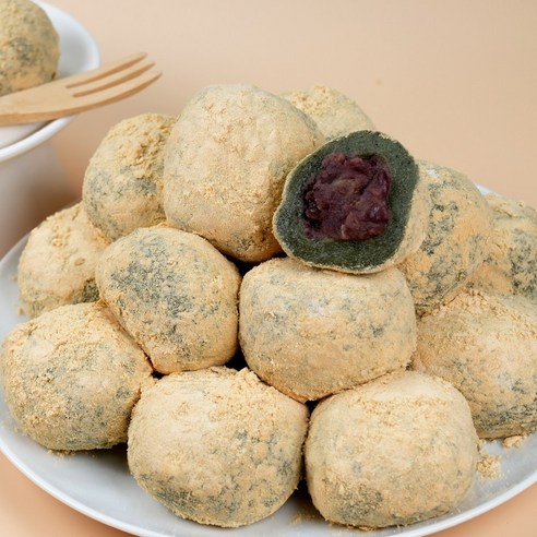 국내산찹쌀 소소락 콩쑥찹쌀떡 1kg (50g 20봉), 단품, 50g