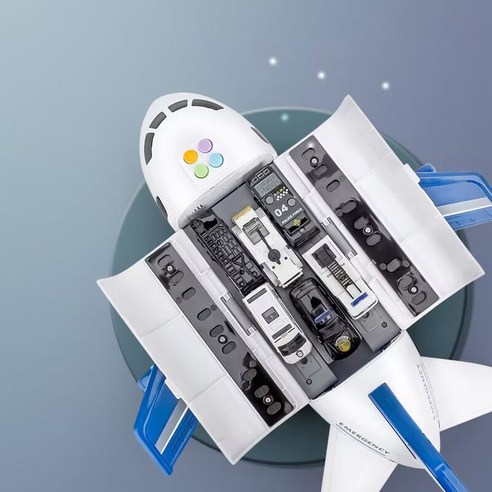 eyimtech 미니카 수송기 대형 비행기 장난감, 블루