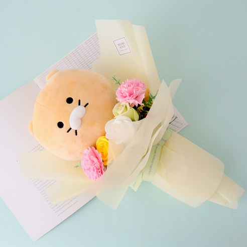 모리앤 카카오 리틀프렌즈 친구들 비누꽃 인형꽃다발