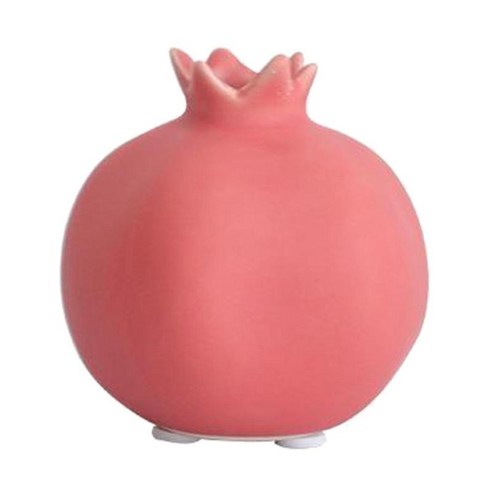 석류 모양 세라믹 꽃병 가정 장식 거실 침실 장식품, S 레드