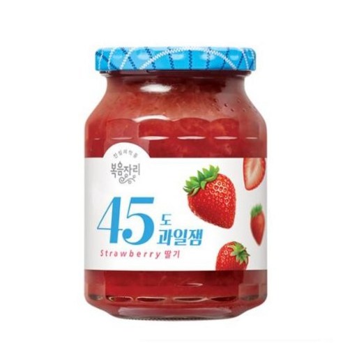 복음자리 45도 과일잼 딸기, 350g, 1개