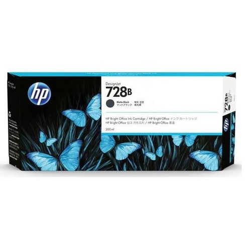 HP728 정품잉크[대용량 검정] 3WX30A MK [300ml] [HP T730 T830], 1개