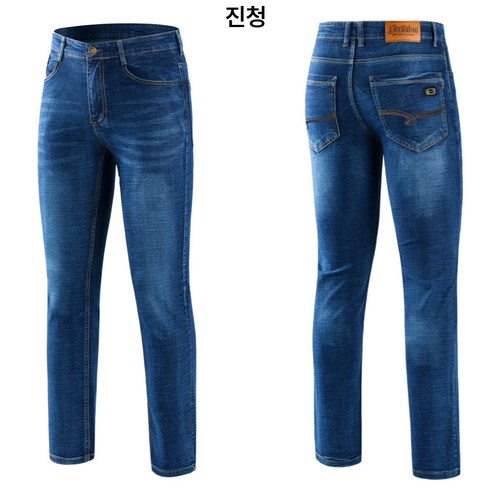 편안함과 내구성을 겸비한 필드웍스 남성 스판 청바지