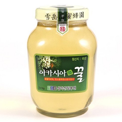 [설악산밀봉원] 아카시아꿀 2.4kg 꽃꿀100%