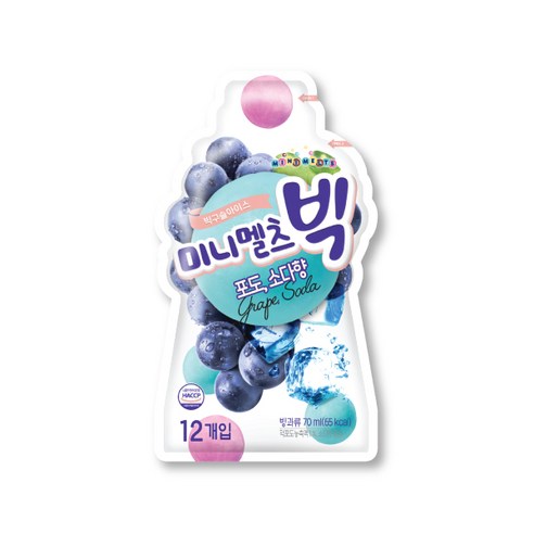 미니멜츠 빅구슬 포도6, 6개, 63ml