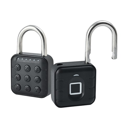 마리수 스마트 지문인식 자물쇠 비밀번호키 버튼 디지털 터치식 자물쇠 MRS-3120501, 비밀번호형, 1개