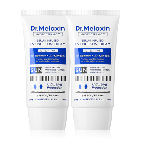 닥터 멜락신 하이드로 세라믹 수분 에센스 선크림, 2개, 50ml