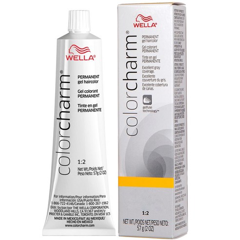 Wella 컬러 참 퍼머넌트 헤어 젤 헤어컬러 57g, 5G 435 Light Golden Brown, 1개