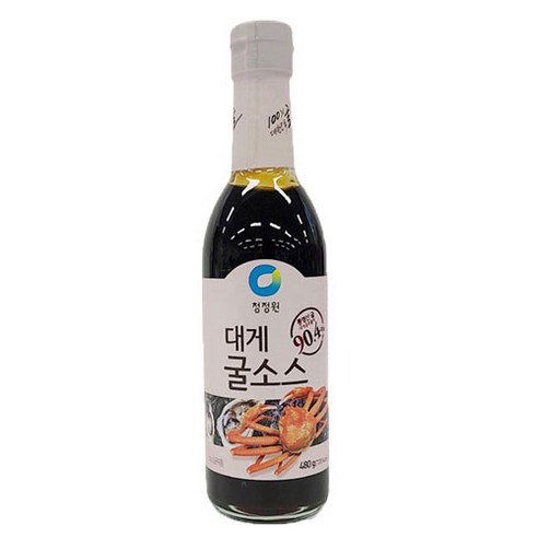 [트윈스몰] 청정원 대게 굴소스 480g 굴과 대게의 감칠맛 볶음요리 볶음밥등 다양하게 활용, 1개