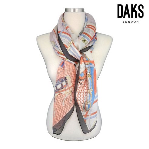 "칙칙한 내 얼굴, 화사하게 밝혀줄 마법? 닥스 실크 롱스카프 하나면 OK!" 닥스실크스카프