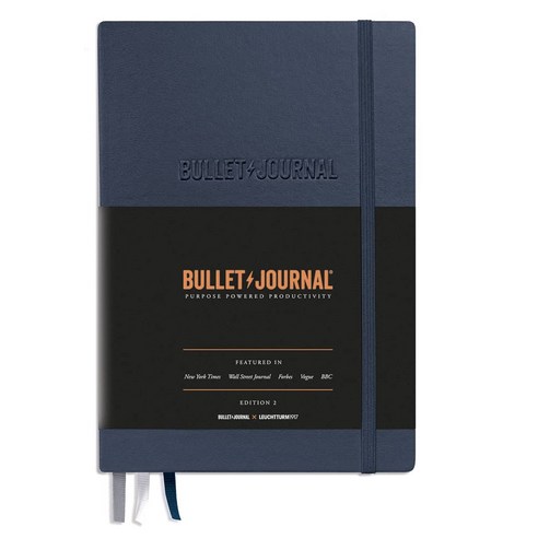 LEUCHTTURM1917로이히토 툴룸 Bullet Journal – Edition2 발렛 저널 – Edition 2 미디엄 (A5) 블루 366244 로이텀다이어리 LEUCHTTURM1917로이히토 툴룸 Bullet Journal – Edition2 발렛 저널 – Edition 2 미디엄 (A5) 블루 366244 로이텀다이어리