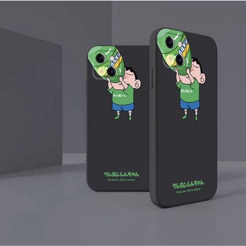 아이폰13시리즈 실리콘 짱구 휴대폰 케이스