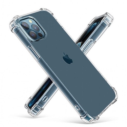 아이폰 케이스 없이  아이폰13 투명케이스 1+1 일반 미니 프로 프로맥스 변색없이 오래쓰는 카메라보호 에어캡슐 크리스탈 케이스