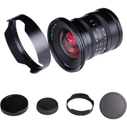 brightin star 9mm F5.6 풀프레임 초광각 수동 포커스 미러리스 카메라 렌즈 소니 E마운트 ZV-E10 A6000 A6400 A6600 A7C A7III A7IV, Fit for Sony E-Mount_16mm F2.8