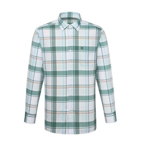 [DAKS] 닥스남성셔츠 DKS3SHCL124E1 폴리혼방 써커 미디움체크 캐주얼 긴팔 셔츠 레귤러핏 닥스셔츠