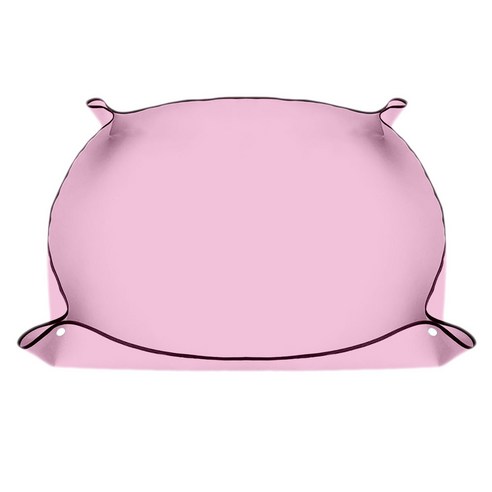 그린스하비 분갈이 매트 용품 중형 75x75, 핑크