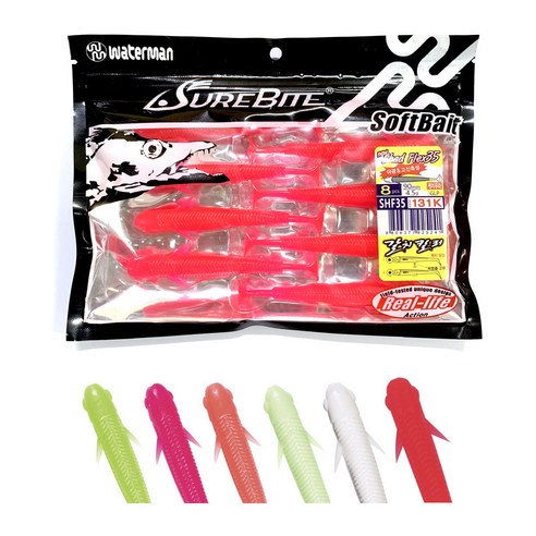 워터맨 새드플렉스 갈치웜 2.5-4인치 소프트베이트 루어 갈치킬러, SHF30, 135K, 1개