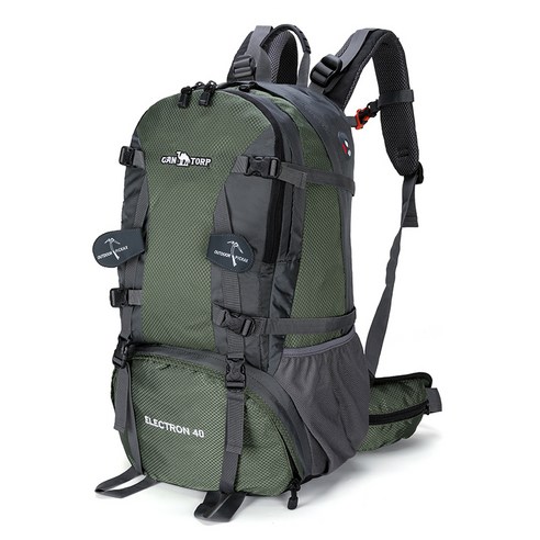 낙타 아웃도어 등산 가방 40L50L60L 가방 여행가방 대용량 숄더 가방 남녀, 군용 녹색, 가방(방우막 증정), 60리터 신형 부상판