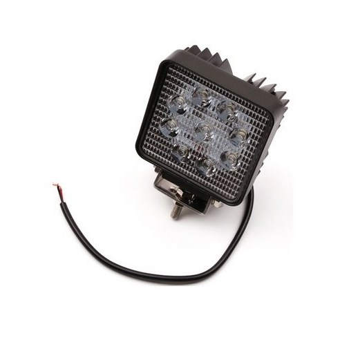 대성부품 LED차폭등 스몰 12V 24V LED 작업등 안개등 981 27W 미니 RV 9발 사각 오프로드 중장비 지게차 LED작업등 차폭등 화물차 대형트럭 1톤 포터2 봉고3 농기계 렉카 지프 레저차량 조명 개조용 써치라이트 써치등 9구, 1개 중장비led Best Top5