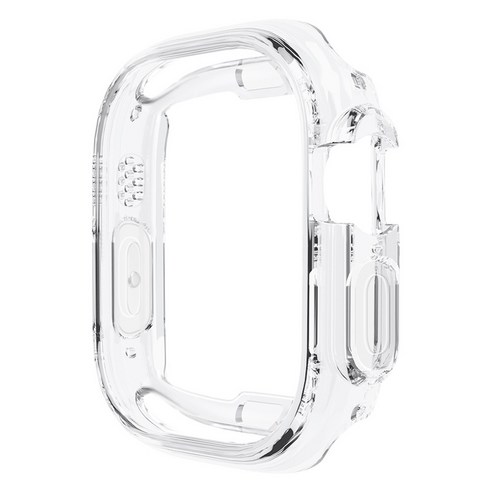 우먼스9999 애플워치8 울트라 전용 젤리 풀커버 케이스 49mm, 투명 49mm