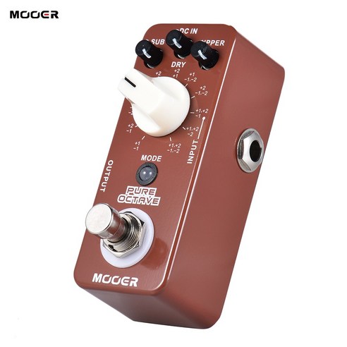 MOOER PURE OCTAVE 미니 옥타브 기타 이펙트 페달 11 모드 트루 바이패스 풀 메탈 쉘 이펙터