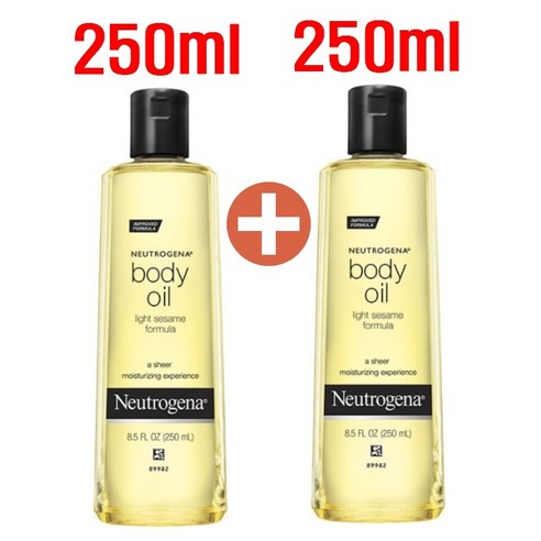 뉴트로지나 세서미 바디오일, 3개, 500ml
