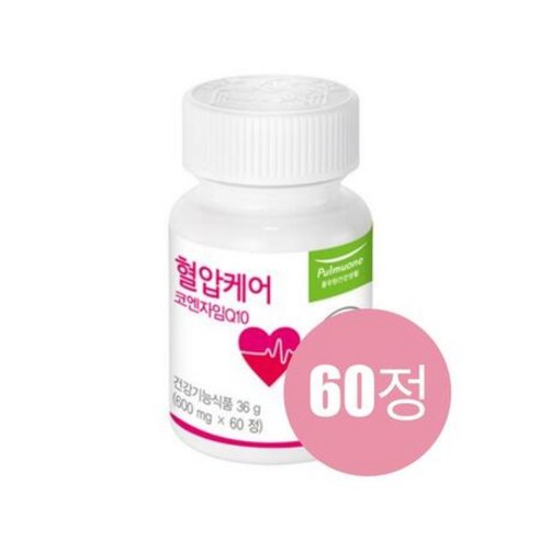 내몸건강 풀무원건강생활 혈압케어 코엔자임Q10 60정 ㅍ 36g, 1개