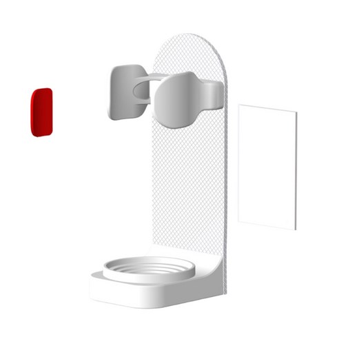 칫솔 홀더 욕실 장식은 자동으로 칫솔 홀더에 적응합니다, 하얀색