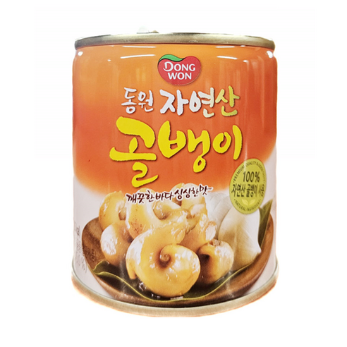 동원 자연산 골뱅이 235g 소단량골뱅이캔 골뱅이무침, 3개