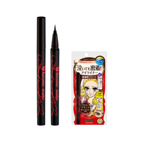 키스미 히로인메이크 스무스 슈퍼 킵 리퀴드 아이라이너 0.4ml, 브라운 블랙, 1개 메이크업 키스미 히로인메이크 스무스 슈퍼 킵 리퀴드 아이라이너 0.4ml, 브라운 블랙, 1개 메이크업