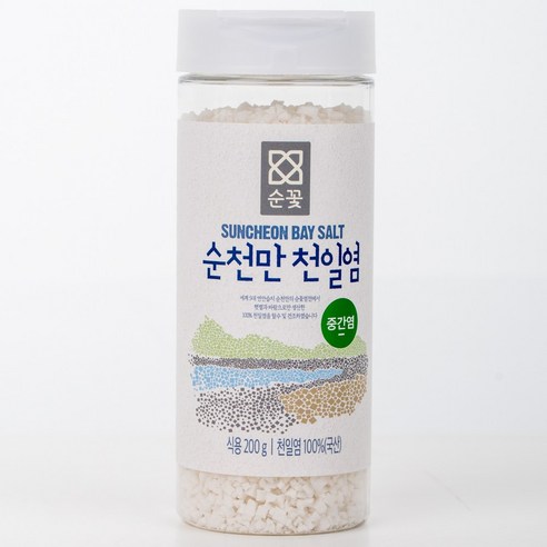 순꽃 순천만천일염 중간염 우수천일염사용 HACCP