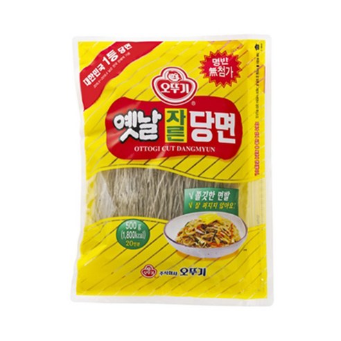 오뚜기 옛날 자른당면 500g 마라탕 사리추가 국수면 업소용국수 1세트, 1개