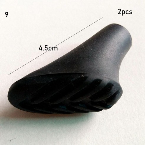 1/2pcs 새로운 블랙 노르딕 워킹 폴 트렉 폴 텔레스코픽 Alpenstock Crutch 워킹 스틱 하이킹 액세서리, 하나, -2pcs Style 9